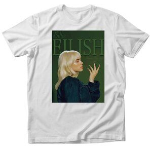 Billie eilish t shirt, fan concert tee